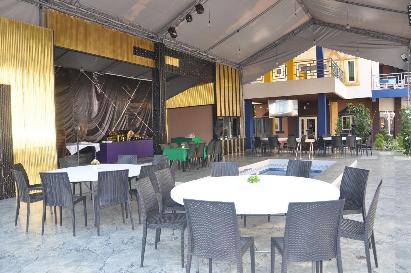 L'espace extérieur couvert