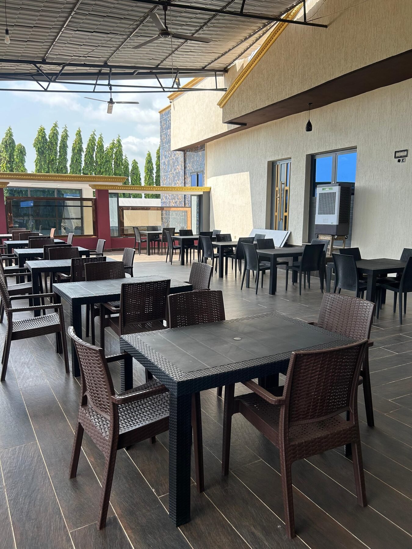 La terrasse du restaurant